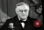 Image of Franklin Roosevelt Great Arsenal of Democracy speech Washington DC USA, 1940, second 15 stock footage video 65675074351