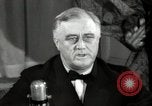 Image of Franklin Roosevelt Great Arsenal of Democracy speech Washington DC USA, 1940, second 16 stock footage video 65675074351