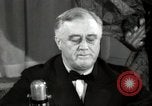 Image of Franklin Roosevelt Great Arsenal of Democracy speech Washington DC USA, 1940, second 21 stock footage video 65675074351