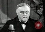 Image of Franklin Roosevelt Great Arsenal of Democracy speech Washington DC USA, 1940, second 27 stock footage video 65675074351