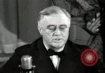 Image of Franklin Roosevelt Great Arsenal of Democracy speech Washington DC USA, 1940, second 28 stock footage video 65675074351