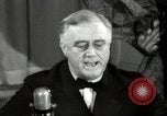 Image of Franklin Roosevelt Great Arsenal of Democracy speech Washington DC USA, 1940, second 33 stock footage video 65675074351