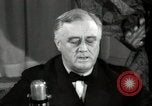 Image of Franklin Roosevelt Great Arsenal of Democracy speech Washington DC USA, 1940, second 34 stock footage video 65675074351