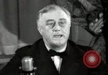 Image of Franklin Roosevelt Great Arsenal of Democracy speech Washington DC USA, 1940, second 36 stock footage video 65675074351