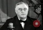 Image of Franklin Roosevelt Great Arsenal of Democracy speech Washington DC USA, 1940, second 38 stock footage video 65675074351