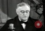 Image of Franklin Roosevelt Great Arsenal of Democracy speech Washington DC USA, 1940, second 39 stock footage video 65675074351