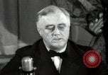 Image of Franklin Roosevelt Great Arsenal of Democracy speech Washington DC USA, 1940, second 41 stock footage video 65675074351