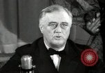 Image of Franklin Roosevelt Great Arsenal of Democracy speech Washington DC USA, 1940, second 42 stock footage video 65675074351