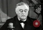 Image of Franklin Roosevelt Great Arsenal of Democracy speech Washington DC USA, 1940, second 46 stock footage video 65675074351