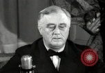 Image of Franklin Roosevelt Great Arsenal of Democracy speech Washington DC USA, 1940, second 49 stock footage video 65675074351