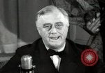 Image of Franklin Roosevelt Great Arsenal of Democracy speech Washington DC USA, 1940, second 51 stock footage video 65675074351