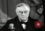 Image of Franklin Roosevelt Great Arsenal of Democracy speech Washington DC USA, 1940, second 52 stock footage video 65675074351
