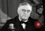 Image of Franklin Roosevelt Great Arsenal of Democracy speech Washington DC USA, 1940, second 53 stock footage video 65675074351