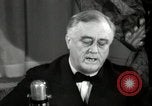 Image of Franklin Roosevelt Great Arsenal of Democracy speech Washington DC USA, 1940, second 54 stock footage video 65675074351