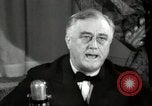 Image of Franklin Roosevelt Great Arsenal of Democracy speech Washington DC USA, 1940, second 56 stock footage video 65675074351