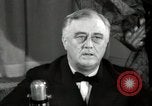 Image of Franklin Roosevelt Great Arsenal of Democracy speech Washington DC USA, 1940, second 57 stock footage video 65675074351