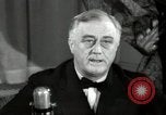 Image of Franklin Roosevelt Great Arsenal of Democracy speech Washington DC USA, 1940, second 58 stock footage video 65675074351