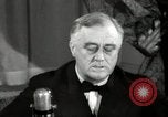 Image of Franklin Roosevelt Great Arsenal of Democracy speech Washington DC USA, 1940, second 61 stock footage video 65675074351