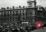 Image of Parliament Square London on Victory in Europe Day London England United Kingdom, 1945, second 10 stock footage video 65675074352