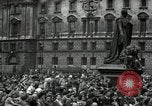 Image of Parliament Square London on Victory in Europe Day London England United Kingdom, 1945, second 42 stock footage video 65675074352