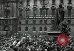 Image of Parliament Square London on Victory in Europe Day London England United Kingdom, 1945, second 43 stock footage video 65675074352