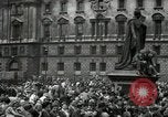 Image of Parliament Square London on Victory in Europe Day London England United Kingdom, 1945, second 44 stock footage video 65675074352