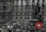 Image of Parliament Square London on Victory in Europe Day London England United Kingdom, 1945, second 46 stock footage video 65675074352