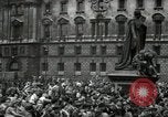 Image of Parliament Square London on Victory in Europe Day London England United Kingdom, 1945, second 47 stock footage video 65675074352