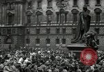 Image of Parliament Square London on Victory in Europe Day London England United Kingdom, 1945, second 48 stock footage video 65675074352