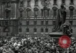 Image of Parliament Square London on Victory in Europe Day London England United Kingdom, 1945, second 49 stock footage video 65675074352