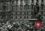 Image of Parliament Square London on Victory in Europe Day London England United Kingdom, 1945, second 50 stock footage video 65675074352