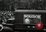 Image of Parliament Square London on Victory in Europe Day London England United Kingdom, 1945, second 52 stock footage video 65675074352