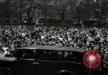 Image of Parliament Square London on Victory in Europe Day London England United Kingdom, 1945, second 55 stock footage video 65675074352