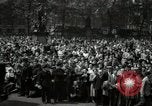 Image of Parliament Square London on Victory in Europe Day London England United Kingdom, 1945, second 56 stock footage video 65675074352