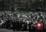 Image of Parliament Square London on Victory in Europe Day London England United Kingdom, 1945, second 57 stock footage video 65675074352