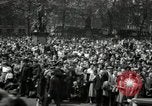 Image of Parliament Square London on Victory in Europe Day London England United Kingdom, 1945, second 61 stock footage video 65675074352