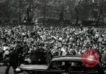 Image of Parliament Square London on Victory in Europe Day London England United Kingdom, 1945, second 62 stock footage video 65675074352