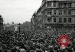Image of Crowd listens to Churchill speech Parliament Square on V-E Day London England United Kingdom, 1945, second 1 stock footage video 65675074353
