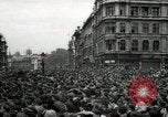 Image of Crowd listens to Churchill speech Parliament Square on V-E Day London England United Kingdom, 1945, second 3 stock footage video 65675074353