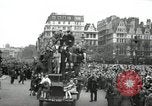 Image of English crowd celebrating V-E Day in Europe end of World War 2 London England United Kingdom, 1945, second 7 stock footage video 65675074354