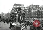 Image of English crowd celebrating V-E Day in Europe end of World War 2 London England United Kingdom, 1945, second 8 stock footage video 65675074354