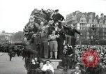 Image of English crowd celebrating V-E Day in Europe end of World War 2 London England United Kingdom, 1945, second 9 stock footage video 65675074354