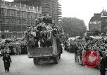Image of English crowd celebrating V-E Day in Europe end of World War 2 London England United Kingdom, 1945, second 18 stock footage video 65675074354