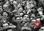 Image of English crowd celebrating V-E Day in Europe end of World War 2 London England United Kingdom, 1945, second 21 stock footage video 65675074354