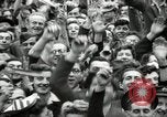Image of English crowd celebrating V-E Day in Europe end of World War 2 London England United Kingdom, 1945, second 23 stock footage video 65675074354