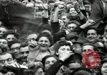 Image of English crowd celebrating V-E Day in Europe end of World War 2 London England United Kingdom, 1945, second 30 stock footage video 65675074354