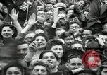 Image of English crowd celebrating V-E Day in Europe end of World War 2 London England United Kingdom, 1945, second 32 stock footage video 65675074354