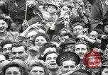 Image of English crowd celebrating V-E Day in Europe end of World War 2 London England United Kingdom, 1945, second 33 stock footage video 65675074354
