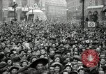 Image of English crowd celebrating V-E Day in Europe end of World War 2 London England United Kingdom, 1945, second 35 stock footage video 65675074354
