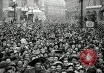 Image of English crowd celebrating V-E Day in Europe end of World War 2 London England United Kingdom, 1945, second 36 stock footage video 65675074354